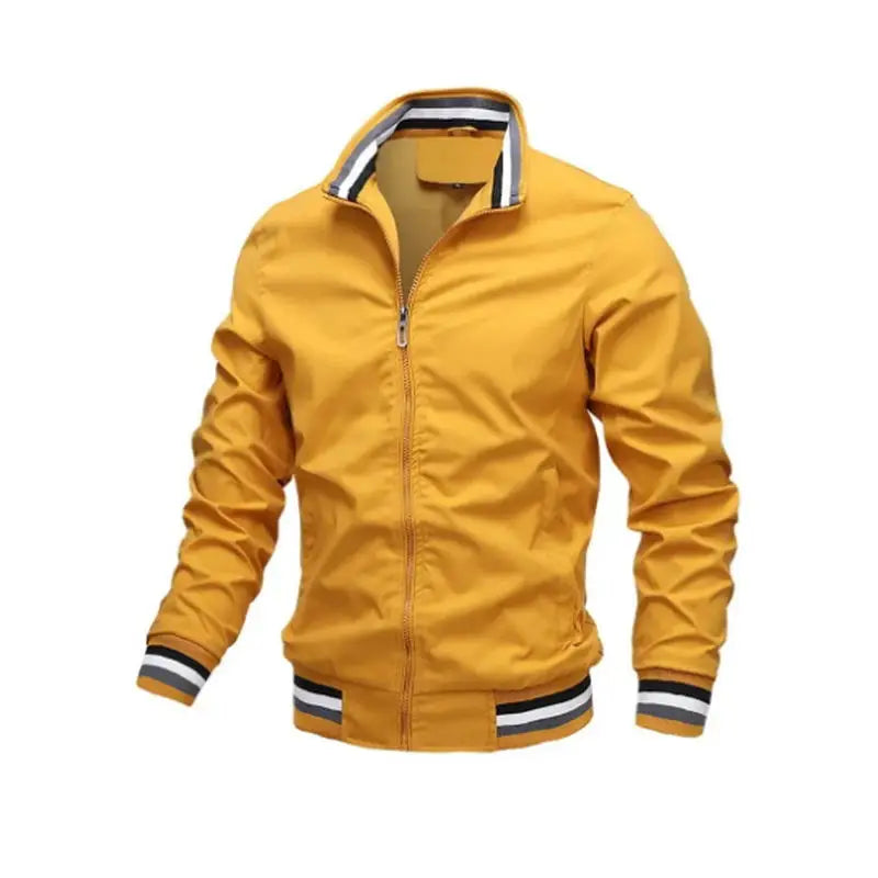 Men Windbreaker Jacket White Casual Jacket