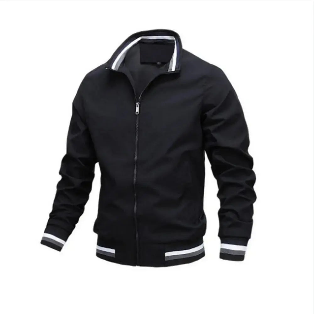 Men Windbreaker Jacket White Casual Jacket